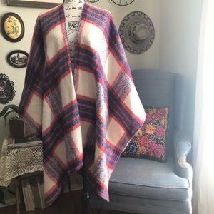 Urban Outfitters blanket poncho
